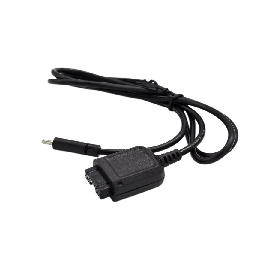 USB-C Ladekabel in Schwarz passend für Motorola TETRA MTP3150 MTP3250 MTP3550 MTP6550 MTP6750 Funkgeräte - Bild 2