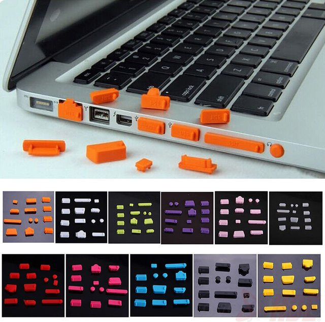 OUYUANSU 16-teiliges Set Universal Silikon Staubschutz für USB-A Anschlüsse in Blau - Bild 1