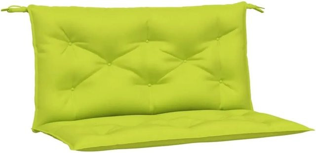 vidaXL Gartenbank-Auflagen aus Oxford-Gewebe, 2 Stück, Grün, B/T/H: 100 x 50 x 7 cm - Bild 1