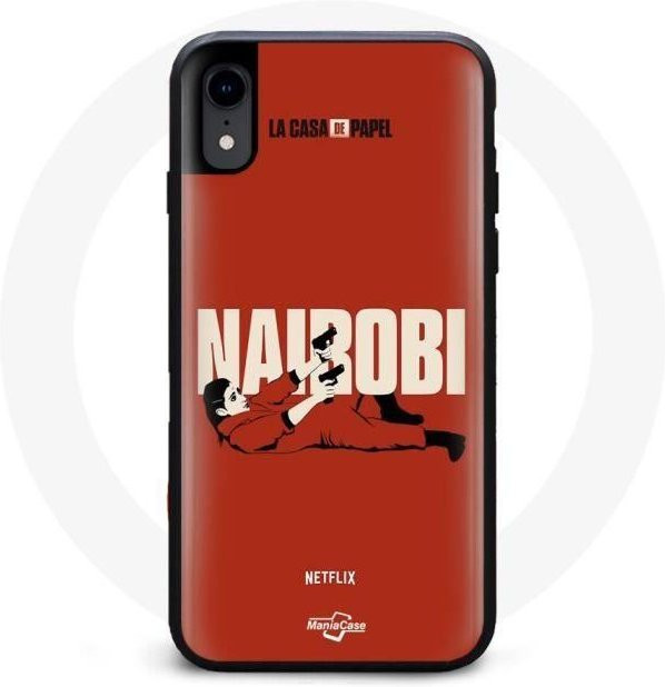 MANIACASE iPhone XR Hülle La Casa De Papel Nairobi in Rot - Bild 1