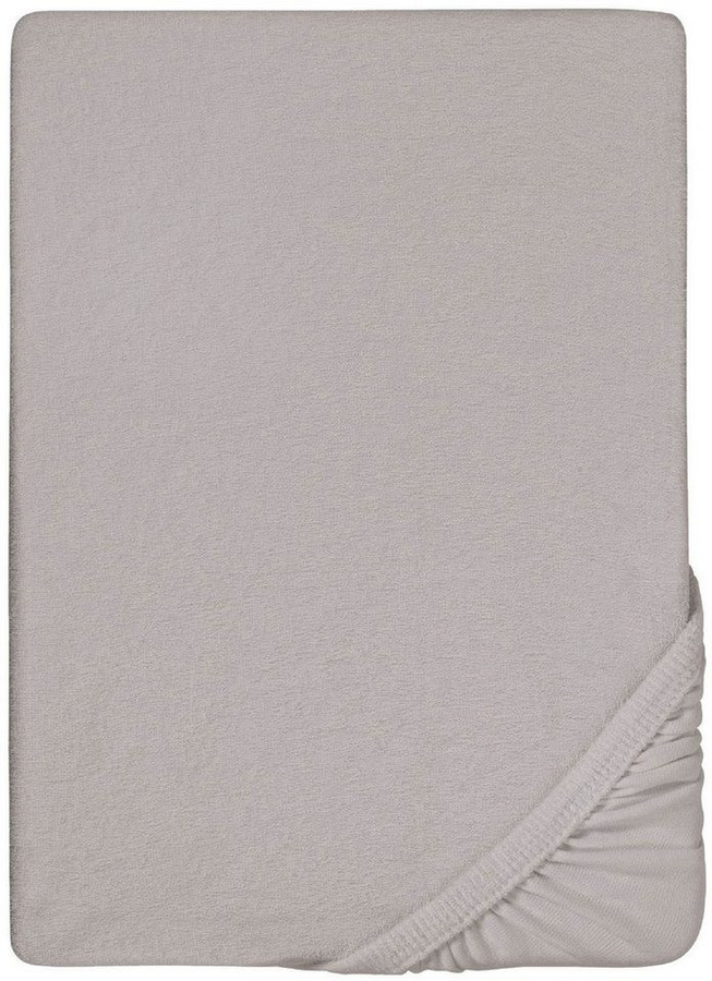 Biberna Spannbettlaken Premium Frottee-Stretch mit Rundumgummi, 80% Baumwolle, bügelfrei, 90 x 190 cm - Bild 1