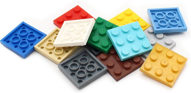 jile Moc Kleine Größe Grundplatte 3x3, Bausteine, 20-teiliges Set - Bild 1