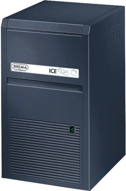 Brema Eiswürfelbereiter wassergekühlt mit ABS-Gehäuse in Schwarz, B/H/T: 35,5 x 59,5 x 40,4 cm - Bild 1