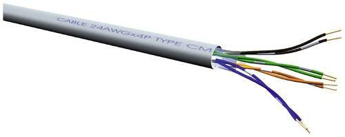 Roline Netzwerkkabel CAT 5e U/UTP Ethernet/LAN Grau 100 m - Bild 1