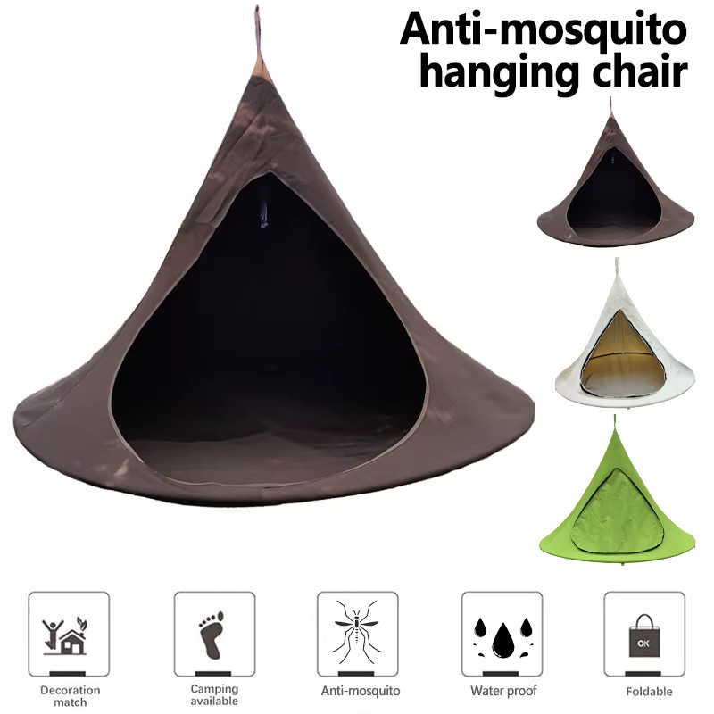 Lighten Up Outdoor-Camping-Hängesofa-Zelt mit Insektenschutz, wasserdicht, 180 cm Breite - Bild 2