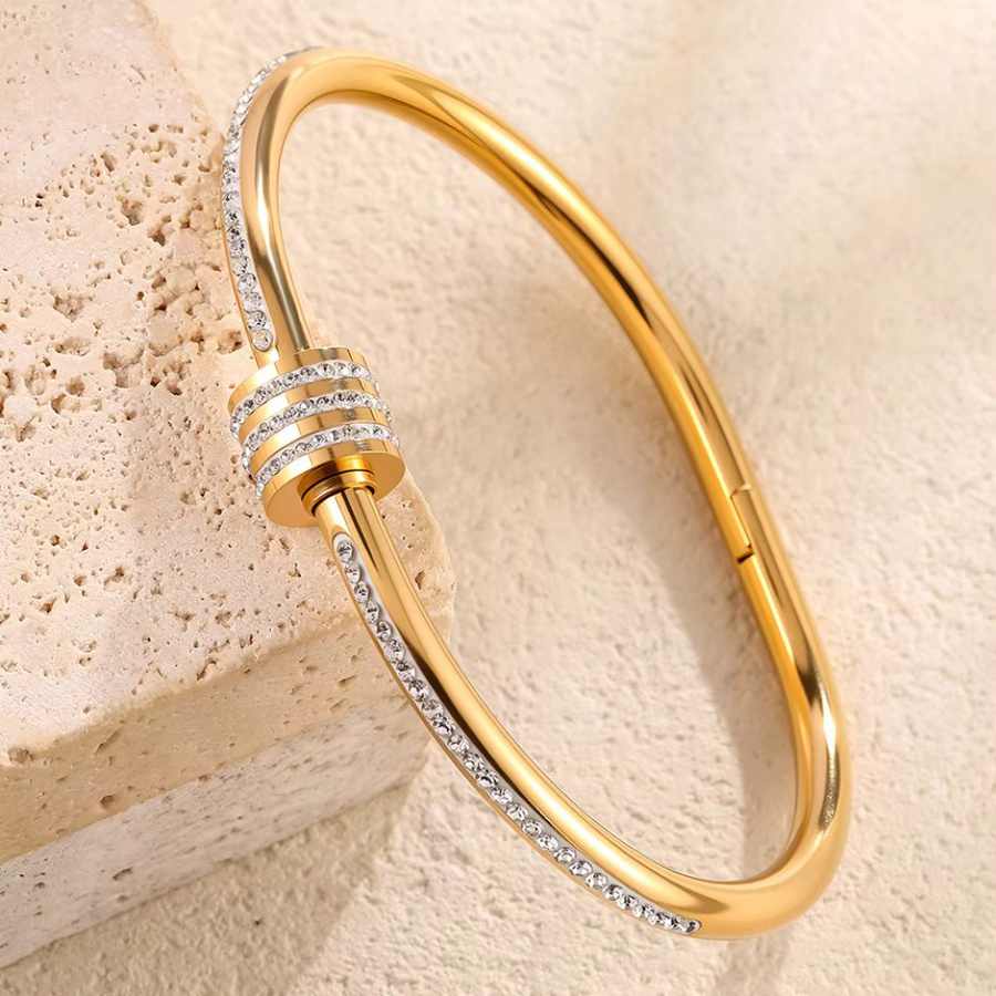 Yupsk Armband, Edelstahl, Bicolor, Zirkonia, Damen - Bild 2