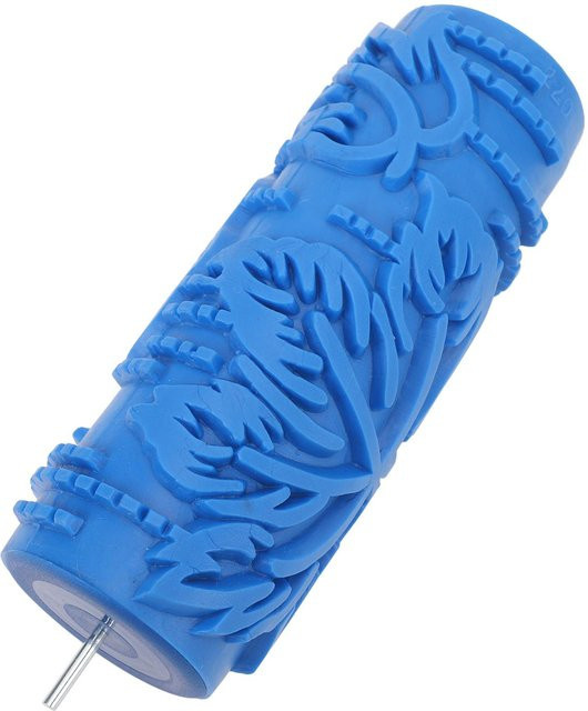 Dekorativer Textur-Kunstroller Shoemst mit 5 Mustern aus Gummi in Blau - Bild 1