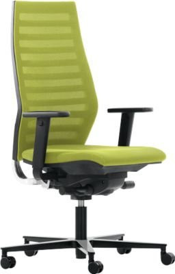 Ergonomischer Bürostuhl ROVO R 12 mit Armlehnen in Grün und Schwarz für Home-Office und Büro - Bild 1