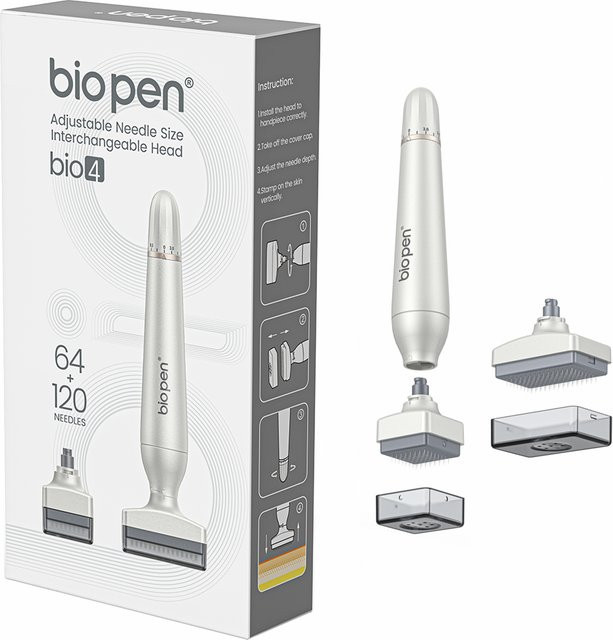 Buiti Bio Pen Microneedling-Gerät, 120 und 64 Nadeln, 0,25mm, Unisex - Bild 1