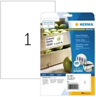 Herma Universaletiketten Power, weiß, Papier, 25 Stück, B: 21,0 cm, H: 29,7 cm - Bild 1
