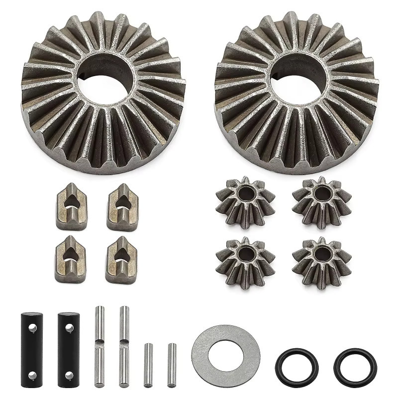 TRAXXAS SmallX SmallX2.0 MaxxSlash Universelles Stahl-Differentialgetriebe-Kit für vorne und hinten, Zubehör, Metall - Bild 5