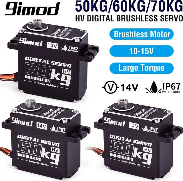 9imod Digitale Bürstenlose Servo, Metall, Schwarz, Zubehör - Bild 1