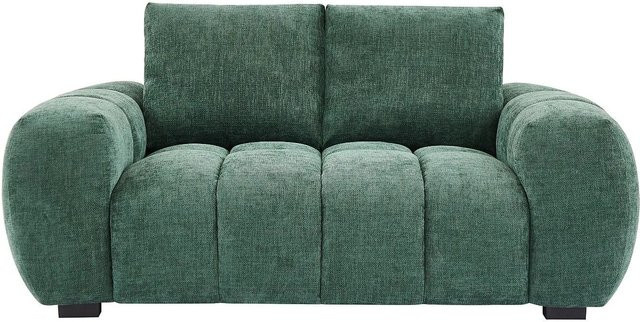 Berenia Sofa in Grün ohne Schlafmöglichkeit mit Textilstoff - Bild 1