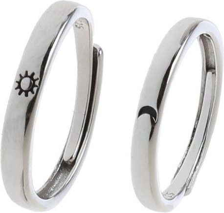 Allbestart Ring-Set, Kupfer, Weiß, Unisex - Bild 1