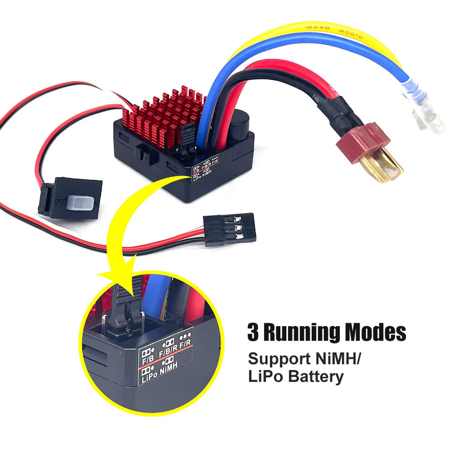 9IMOD 1060 RTR 60A ESC gebürsteter elektronischer Geschwindigkeitsregler, Zubehör - Bild 4