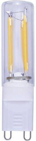 Segula LED G9 Leuchtmittel Warmweiß, 1,5 W (entspricht 10 W), transparentes Glas, Durchmesser: 14 mm, Länge: 57 mm - Bild 1