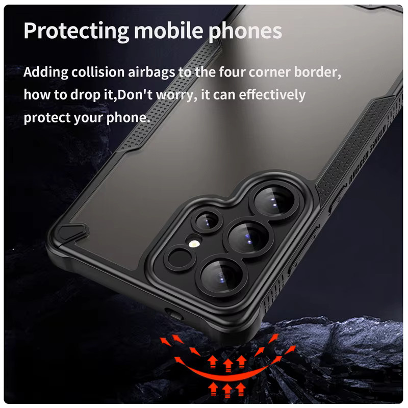Robuste Hybrid Schutzhülle für Samsung Galaxy S26 Ultra und S25 FE Plus in Schwarz - Bild 4