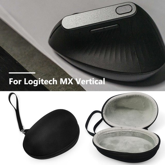 Schutzhülle für kabellose Logitech Mäuse mit Reißverschluss und Handschlaufe als Reise-Tragetasche - Bild 1