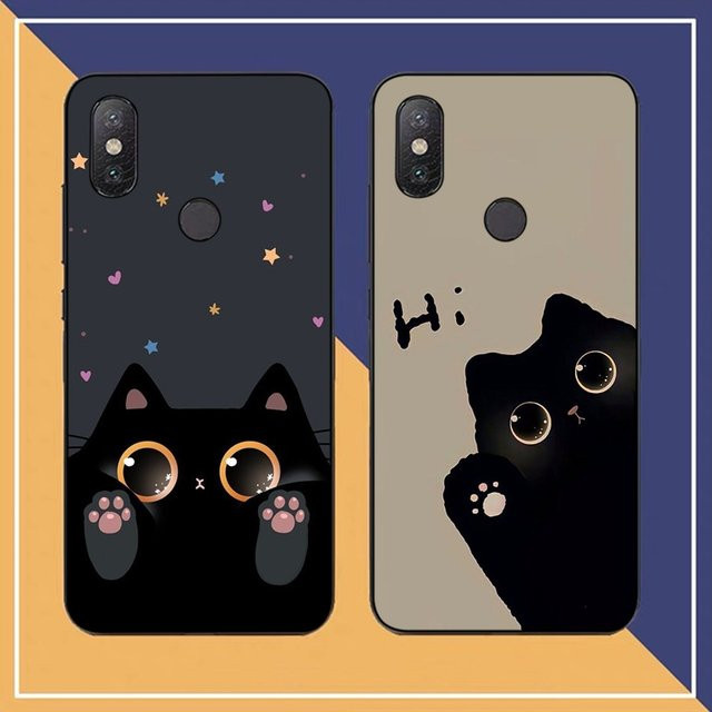Niedliche Katze Kätzchen Handyhülle für Redmi Note 4 5 6 7 8 9 10 11 Pro und Poco M3 Pro - Bild 1