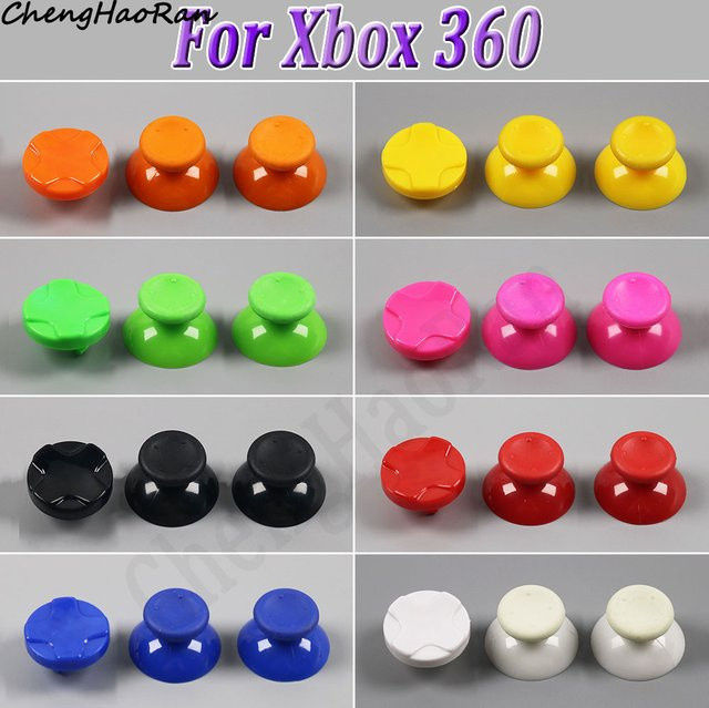 ChengHaoRan Ersatzteil-Set für Xbox 360 Controller mit Thumbsticks und D-Pad-Knöpfen in Rot und Multicolour - Bild 1