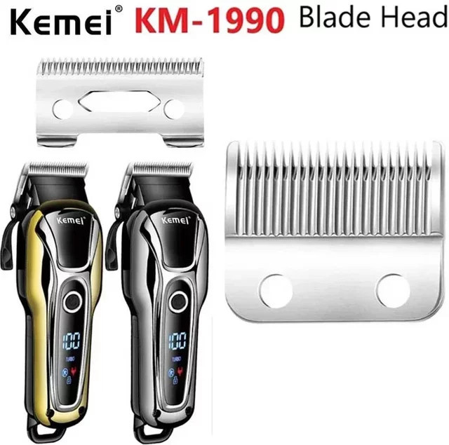 Kemei Ersatzklinge für KM-1990 Trimmer, Silber - Bild 1