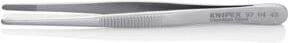Knipex Universalpinzette 92 64 43 aus Edelstahl, geriffelt, silber - Bild 1