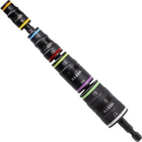 Klein Tools Flip Steckschlüssel 8 in 1 metrisch 1/4 Zoll schlagfest multicolor - Bild 1