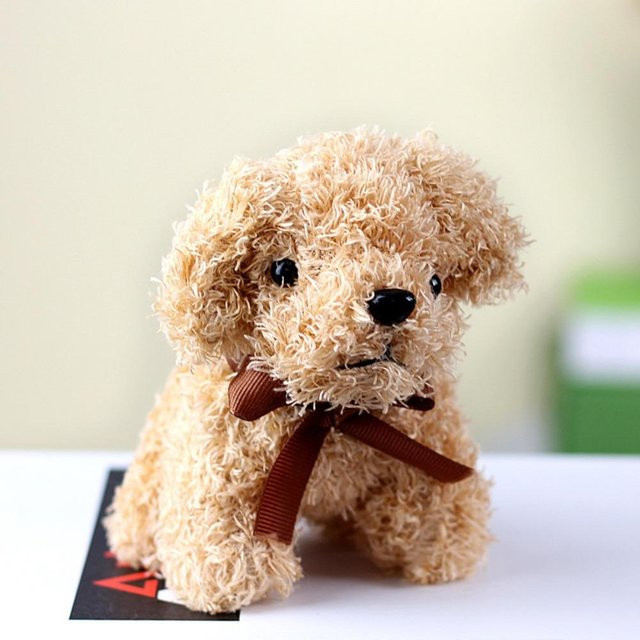 Yiran Health & Beauty Teddy Hund Plüschtier, Schlüsselanhänger, 12cm, ab 14 Jahren - Bild 1
