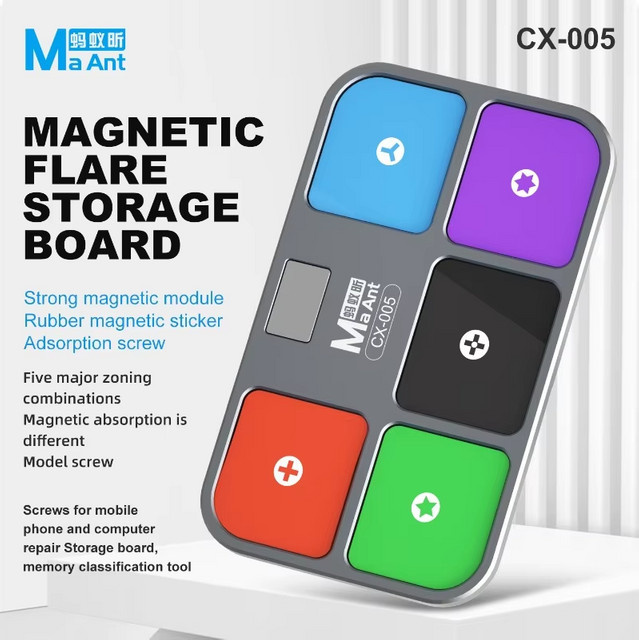 MAANT CX-005 MagDock-Schraube aus Aluminiumlegierung: Magnetisches Ablagefach und Aufbewahrungspad für die Reparatur von Speicherplatinen - Bild 1