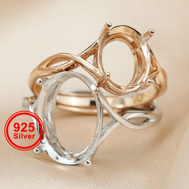 Ms.Iconic Ring, 925 Silber, Roségold, Unisex - Bild 1