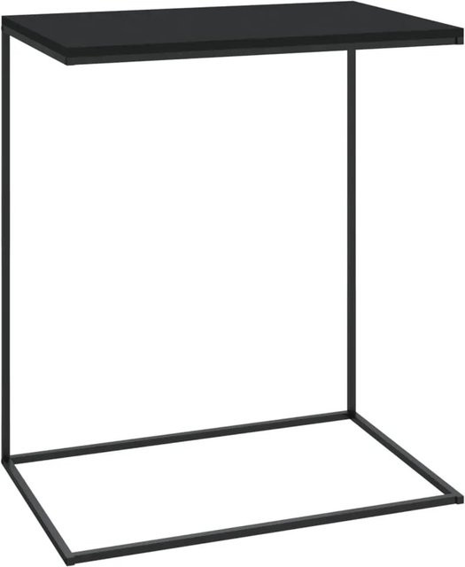 vidaXL Beistelltisch aus Holzwerkstoff und Eisen in Schwarz, B/T/H: 55 x 35 x 66 cm - Bild 1