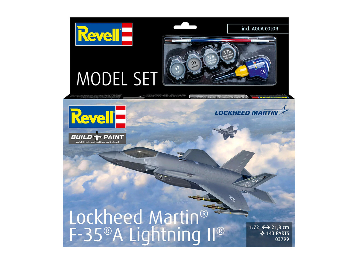 Revell Lockheed Martin F-35 Lightning II, Model Set, 1:72 - Bild 2