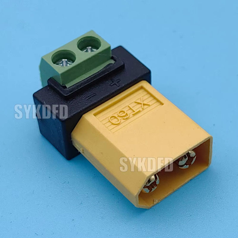 SYKDFD XT60 Adapter Set mit männlichen und weiblichen Steckern auf 2-polige Schraubklemmen für Drohnen, FPV und LiPo-Akkus - Bild 6