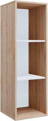 VCM Regal Lona I aus Holzwerkstoff mit Eiche-Nachbildung, braun, B/T/H: 37 x 35,3 x 110 cm - Bild 1