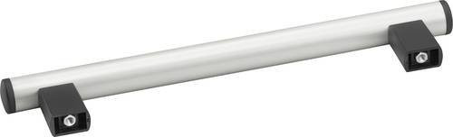 Rohde Rohrgriff U1-30.200.01 in Schwarz und Silber, 2er-Set, L x B x H: 28,8 x 3,0 x 7,5 cm - Bild 1