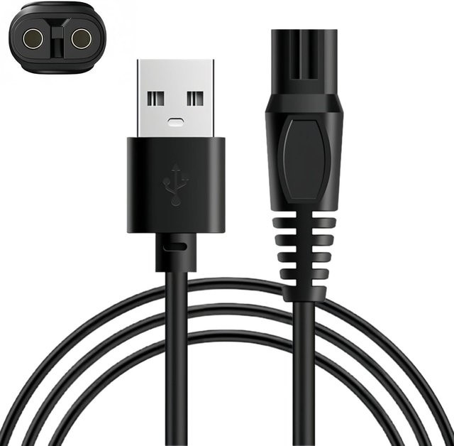 Philips Ladegerät kompatibel mit OneBlade S3241 QP2724/6652/2834 S3145 BT3233 MG7940 X3001/3053 MG5940 X5004 S7887, 5V USB - Bild 1