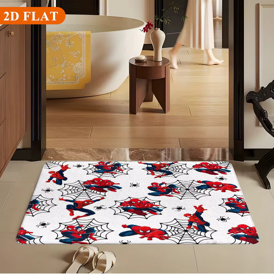 Rutschfeste Spiderman Badematte von BEAST KINGDOM aus Polyester, rechteckig, Mehrfarbig, B/T: 60 x 40 cm - Bild 6