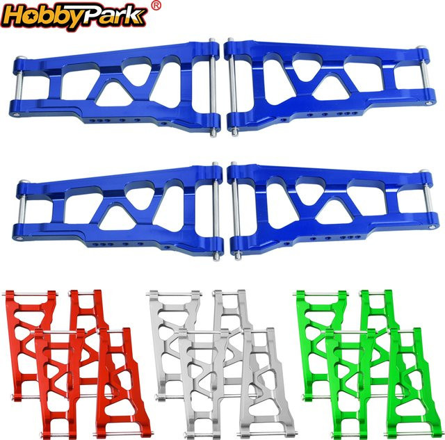HobbyPark Aluminium-Aufhängungsarme vorne und hinten, 4er-Pack - Bild 1