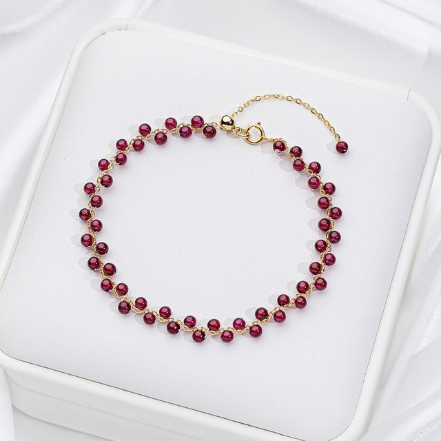 Lina Jw Armband, Granat, Naturstein, Damen - Bild 1