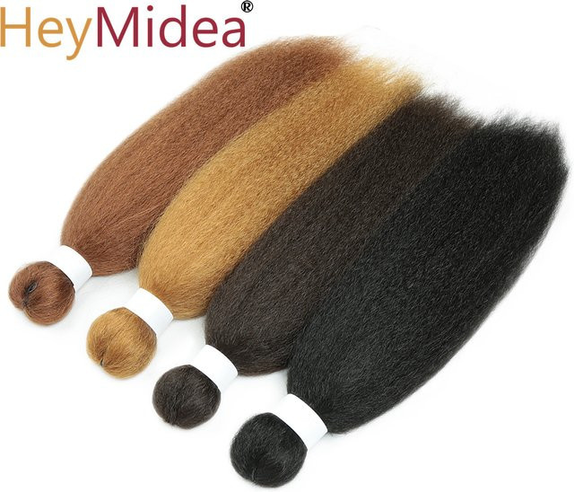 HeyMidea Vixen Bundles Häkeln Haar, 26 Zoll, Synthetisch, Yaki Gerade - Bild 1