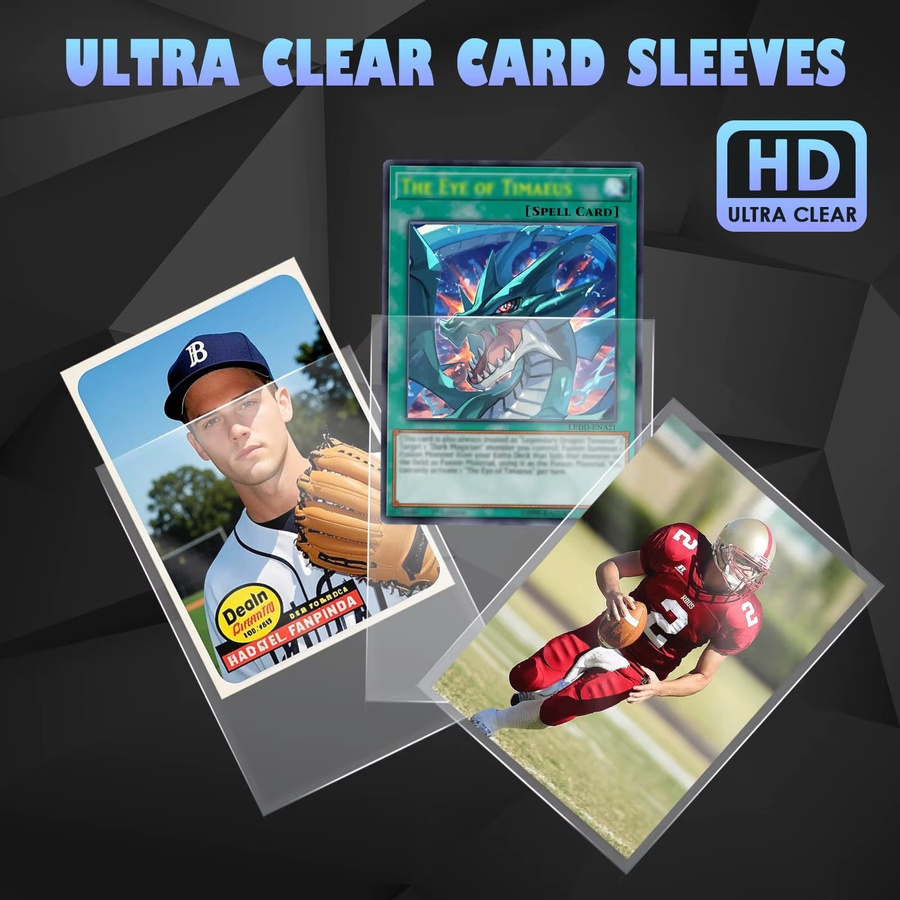 XDR Kartenhüllen, transparent, 100/300 Stück, für Pokémon, Sport-Sammelkarten - Bild 3