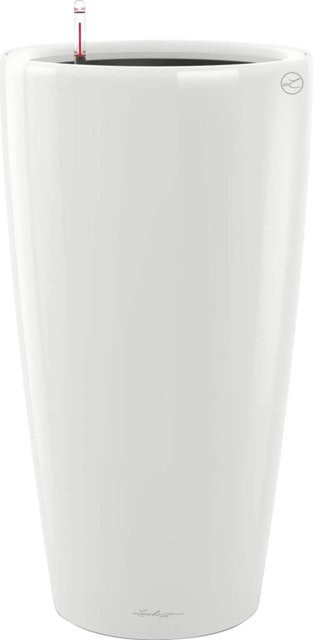 Lechuza Pflanzgefäß Rondo Premium Weiß hochglanz Durchmesser: 40 cm, Höhe: 75 cm - Bild 1