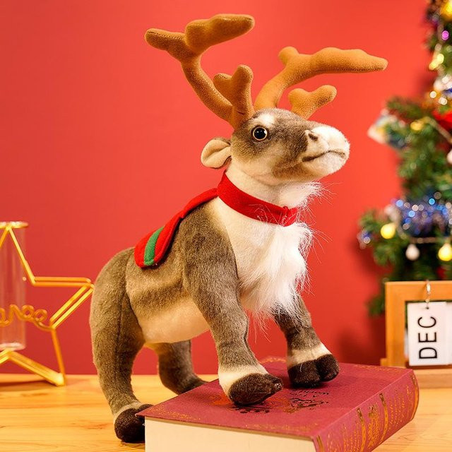 BC Pet Supplies Rentier Plüschpuppe, Hirsch Spielzeug, 42cm - Bild 1