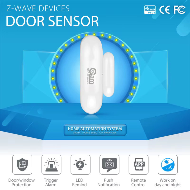 NEO Coolcam Z-Wave Plus Smart Tür-Fenster-Sensor für Smart Home Automation, Farbe: Weiß, EU 868,4 MHz, kompatibel mit Smartthings - Bild 2