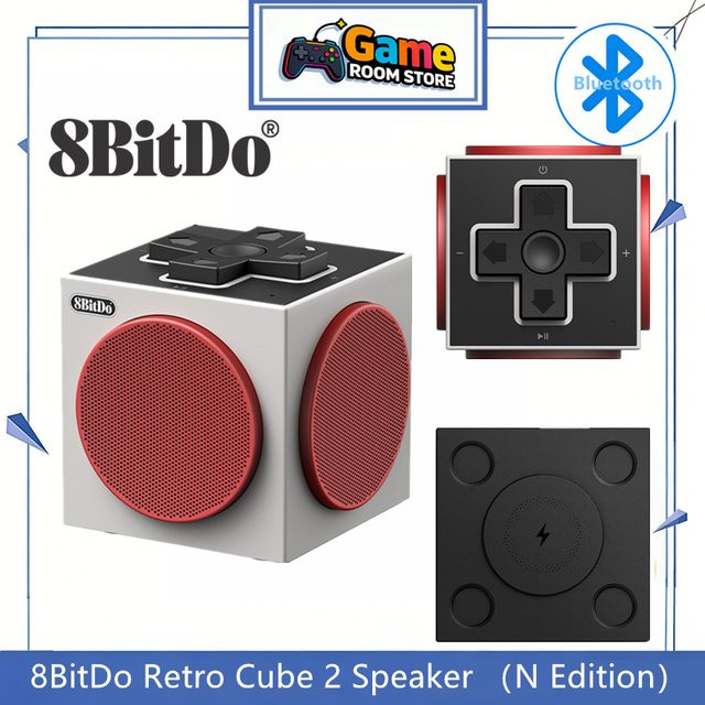 8BitDo Retro Cube 2 Kabelloser Bluetooth-Lautsprecher mit Ladestation für 8BitDo N Edition Tastatur und Maus - Bild 1