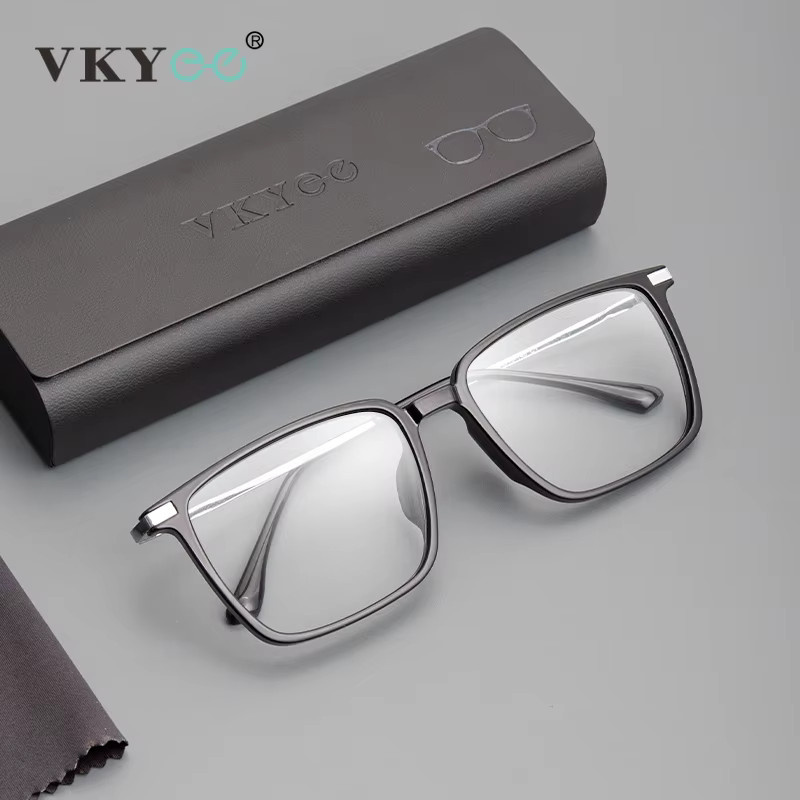 VICKY 5042X Lesebrille, Herren, Vollrand, quadratisch, Titan, schwarz - Bild 2