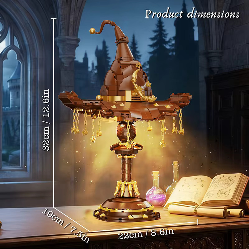 Hot Toys Harry Potter Zauberer-Hut Baustein-Set, Tischlampe, mit Lichteffekt - Bild 4