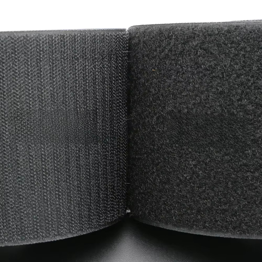 Klettverschluss Set zum Aufnähen, 5 Meter Haken und Schlaufe Band, Schwarz und Weiß - Bild 1