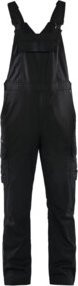 Blakläder Latzhose Industrie Stretch in Schwarz/Dunkelgrau mit Reflexstreifen, Konfektionsgröße DE: 25 - Bild 1