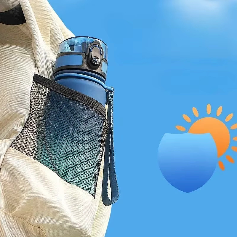 Simbuid Sportwasserflasche mit Filter und Trageseil, 500 ml, Mehrfarbig - Bild 2